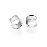 Honey   Milk Cups Quartz Banger 20mm White BG