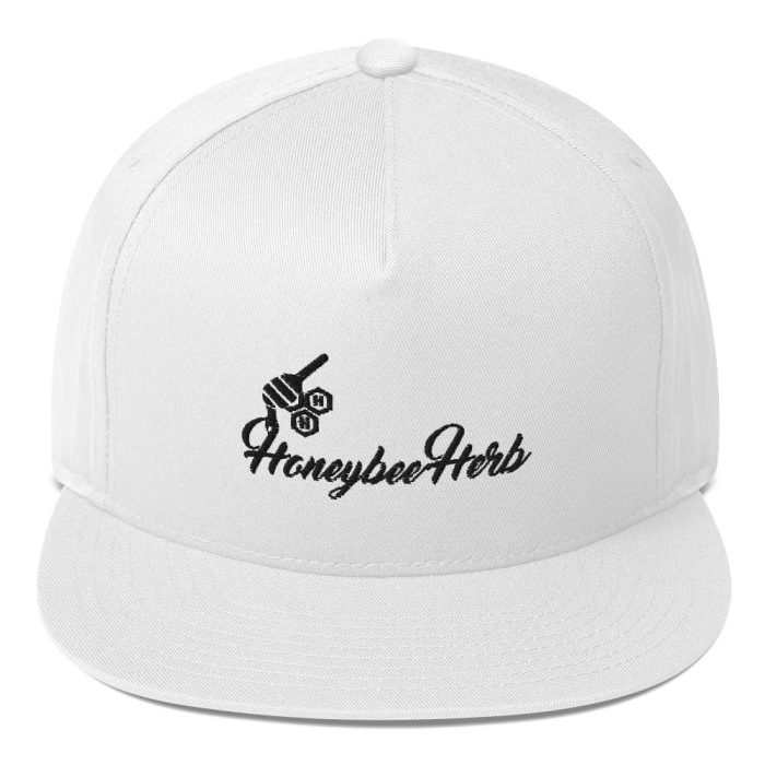 Honeybee Herb Flat Bill Cap