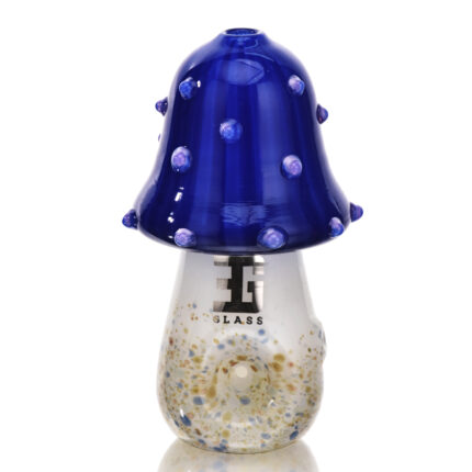 EG Glass BSH06 Mushroom Hand Pipe Rainbow Series 4.3 BLUE.jpg