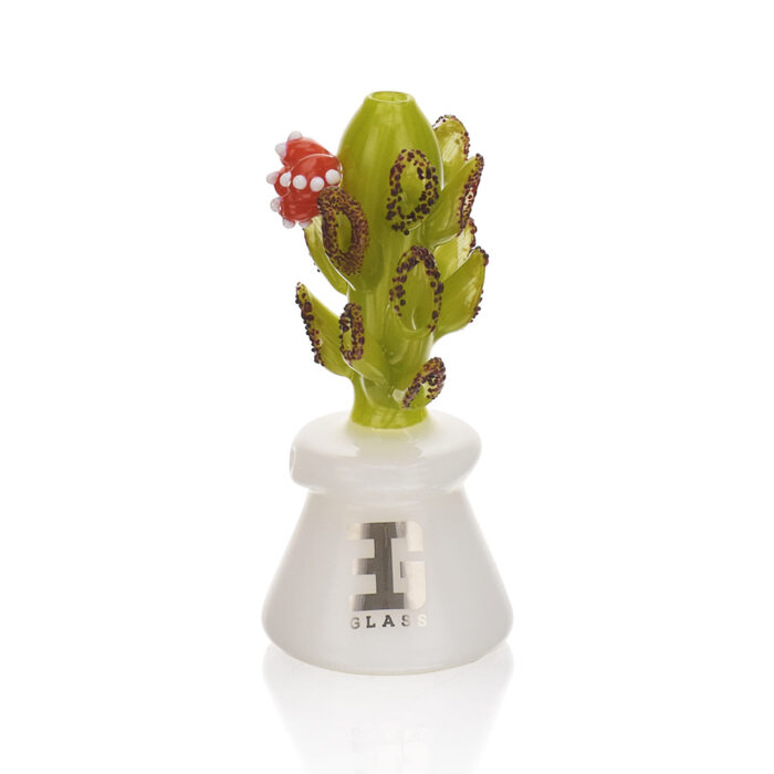EG Glass BSH09 EG Coral Pot Hand Pipe 4.5 Green.jpg