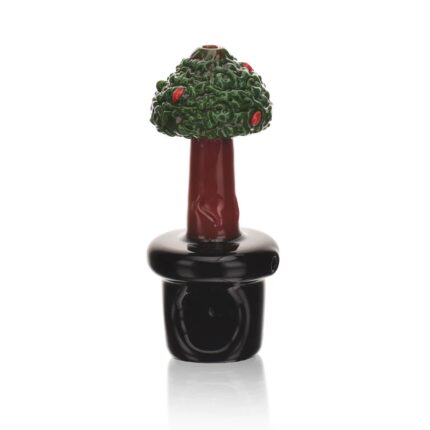 EG Glass BSH10 Bonsai Series Potted Cherry Tree Hand Pipe BLACK.jpg