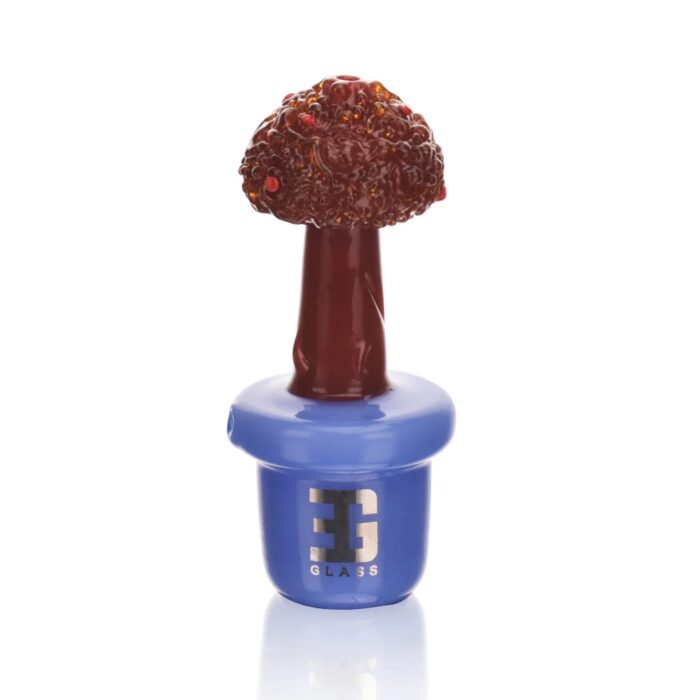 EG Glass BSH10 Bonsai Series Potted Cherry Tree Hand Pipe BLUE.jpg