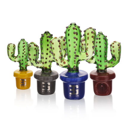 EG Glass BSH13 Potted Transparent Cactus Hand Pipe 5.5.jpg