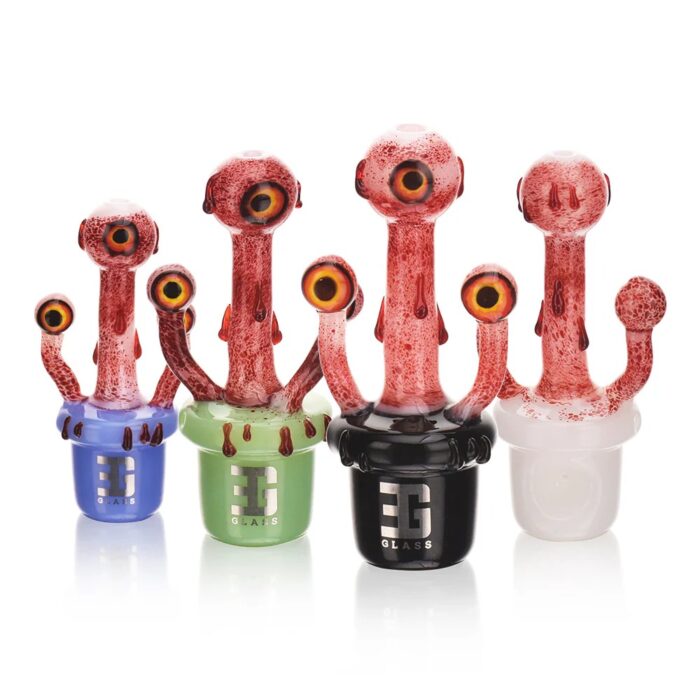EG Glass BSH19 Potted Bloody Eyeballs Hand Pipe 2.jpg