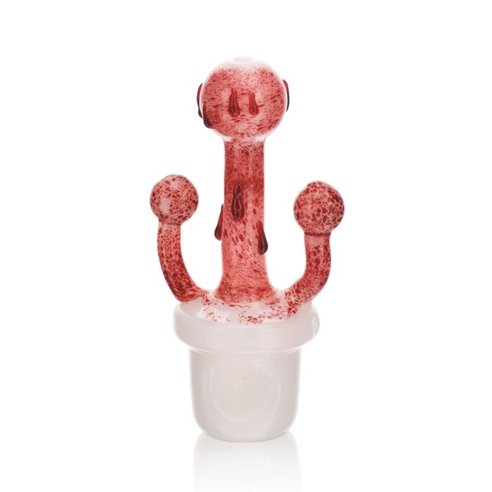 EG Glass BSH19 Potted Bloody Eyeballs Hand Pipe WHITE 2.jpg
