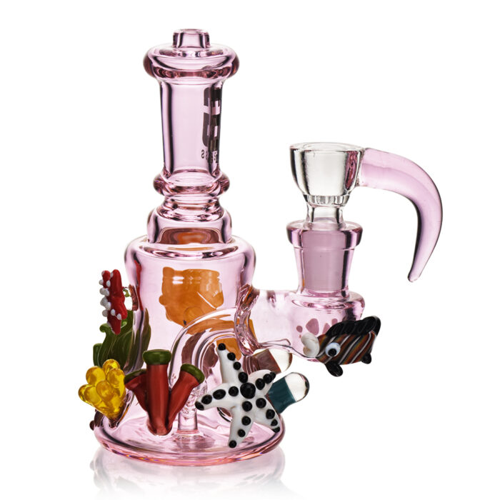 EG Glass EG 61 Mini Sea Life Rig 5.6 Transparent PINK 1.jpg