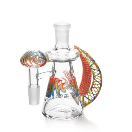 EG Glass EGA03 EG Flame Horn Ash Catcher BLUE 1.jpg