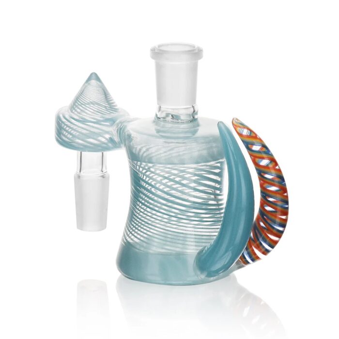 EG Glass EGA11 EG Bright Wig Wag Horn Ash Catcher Light Blue.jpg