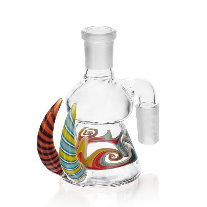 EG Glass EGA24 EG Wig Wag Flame Horn Ash Catcher Yellow.jpg