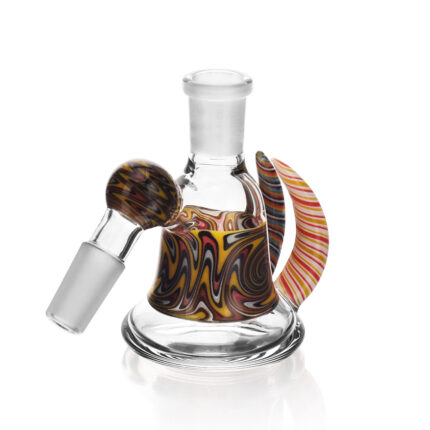 EG Glass EGA26 Wig Wag Body Horn Ash Catcher Black 1.jpg