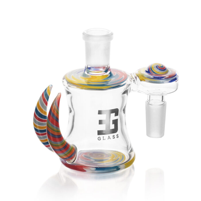 EG Glass EGA28 Wig Wag Top Bottom Ash Catcher Yellow.jpg