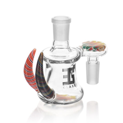 EG Glass EGA29 Wig Wag Bottom Ash Catcher Blue Yellow.jpg