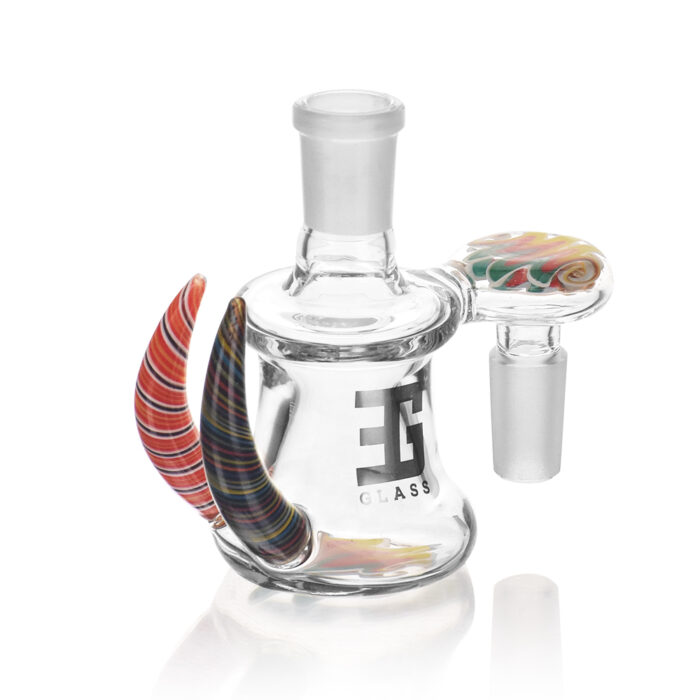 EG Glass EGA29 Wig Wag Bottom Ash Catcher Blue Yellow.jpg