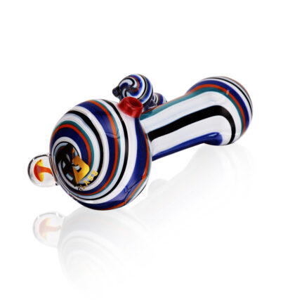 EG Glass EGH01 One Plus One Wig Wag Hand Pipe Blue White.jpg