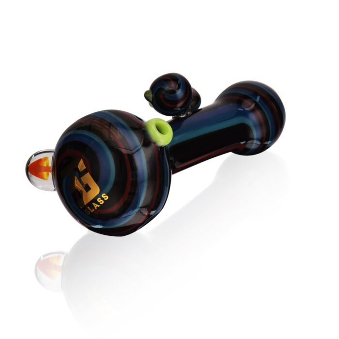 EG Glass EGH01 One Plus One Wig Wag Hand Pipe Dark Blue.jpg
