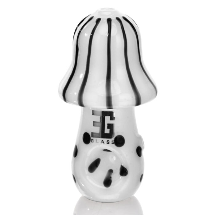 Eg Glass BSH03 EG Solid Mushroom Hand Pipe WHITE 1.jpg