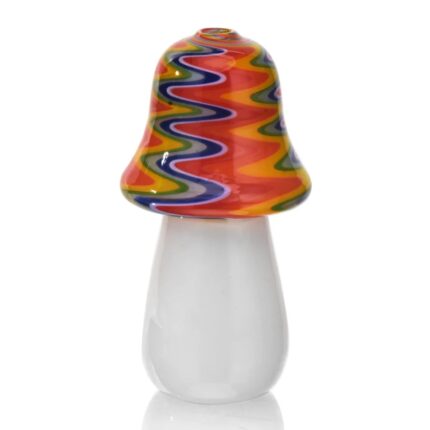 Eg Glass BSH05 Mushroom Wig Wag Hand Pipe 4 Inch Blue Red.jpg