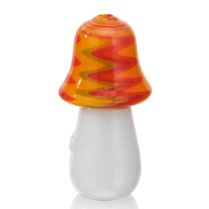 Eg Glass BSH05 Mushroom Wig Wag Hand Pipe 4 Inch YELLOW ORANGE.jpg