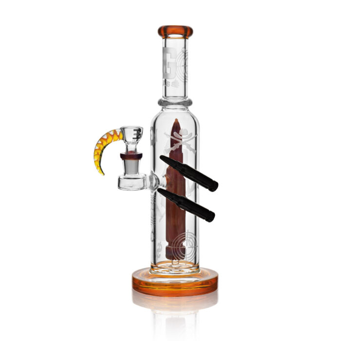 Eg Glass EG 37 Dual Bullet Tube 11.5 inches Transparent Yellow.jpg