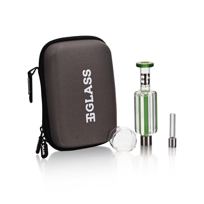 Eg Glass EGNC01 EG Slime Stripe Glass Nectar Collector Kit 11.2 inch GREEN 1 1.jpg