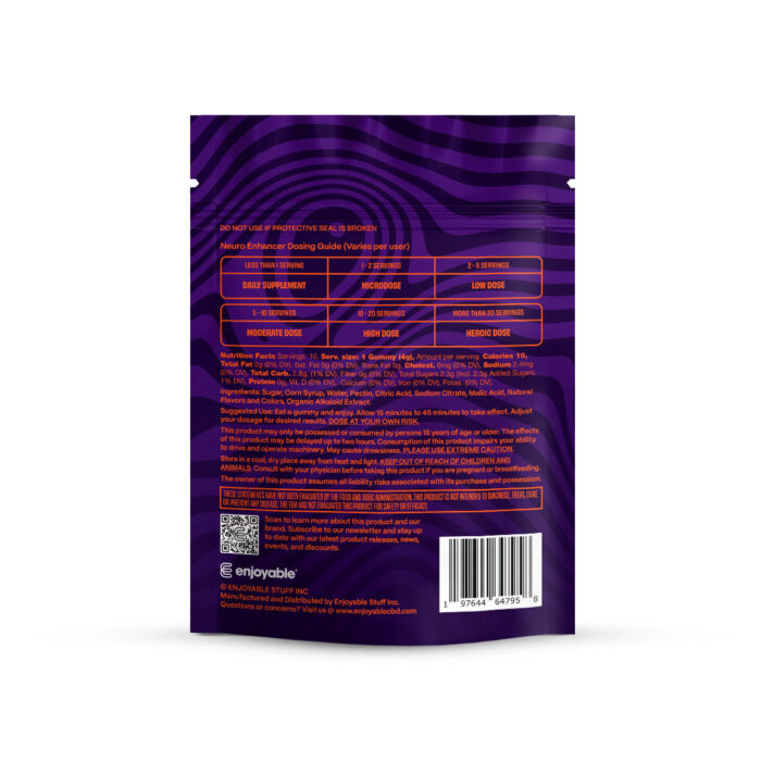 Enjoyable Neuro Enhancer Sour Gummies Blood Orange 1.jpg