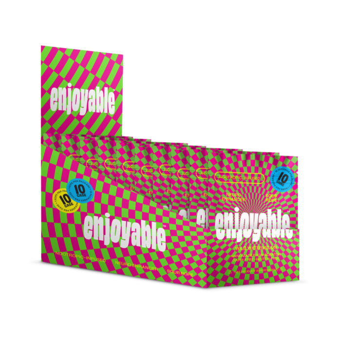 Enjoyable. Nootropics. Neuro Enhancer Sour Rope. Wild Watermelon. 0.77 OZ 22 G.jpg