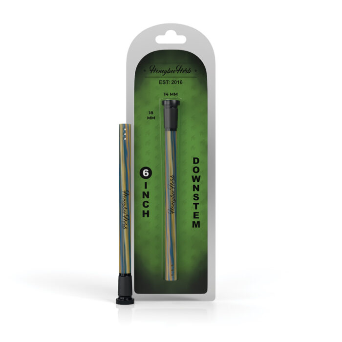 HONEYBEE HERB CANDY STRIPPED DOWNSTEM 6IN YELLOW LUE.jpg