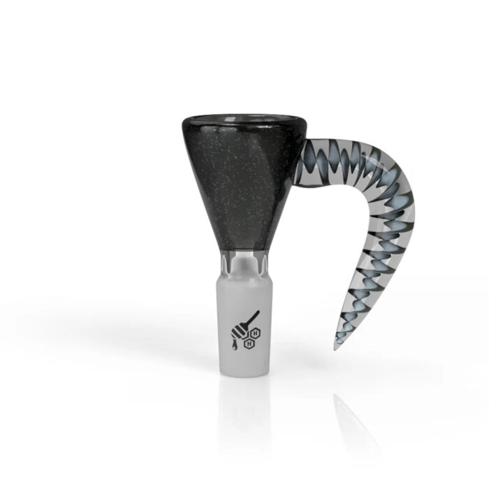 HONEYBEE HERB DICHRO GALAXY MARTINI WITH HORN PULL SLIDE GOLD 2.jpg