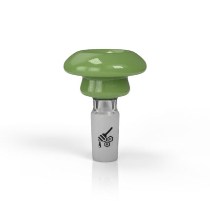 HONEYBEE HERB DICHRO SOLID GALAXY CANDY BONG BOWL GREEN 1.jpg