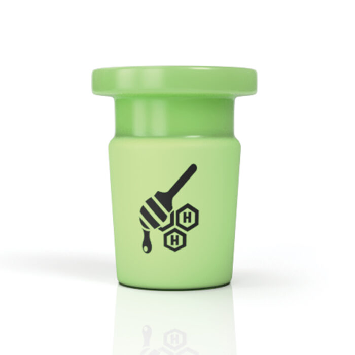 HONEYBEE HERB GLASS REDUCER MILK GREEN.jpg