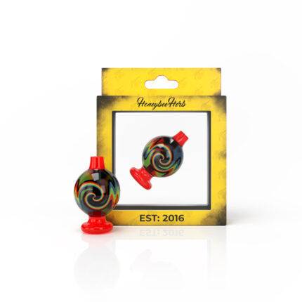HONEYBEE HERB INFERNO BUBBLE CARB CAP RED 1