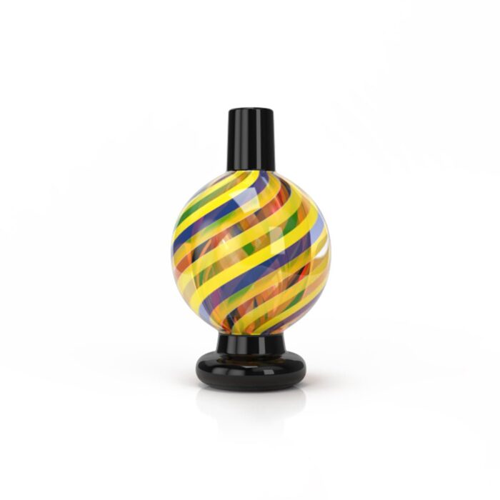 HONEYBEE HERB KALEIDOSCOPE BUBBLE CARB CAP BLACK 1.jpg