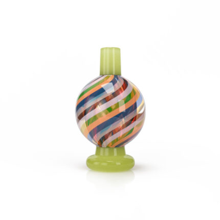 HONEYBEE HERB KALEIDOSCOPE BUBBLE CARB CAP GREEN 2.jpg
