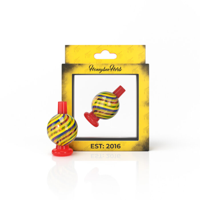 HONEYBEE HERB KALEIDOSCOPE BUBBLE CARB CAP RED 1 1.jpg