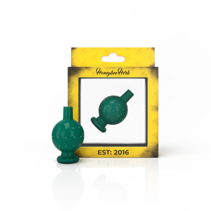 HONEYBEE HERB NEON BUBBLE CARB CAP GREEN 1