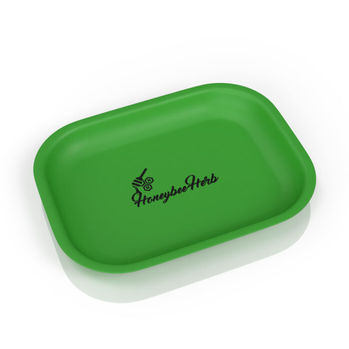 HONEYBEE HERB SILICONE DAB MAT TRAY GREEN MED.jpg