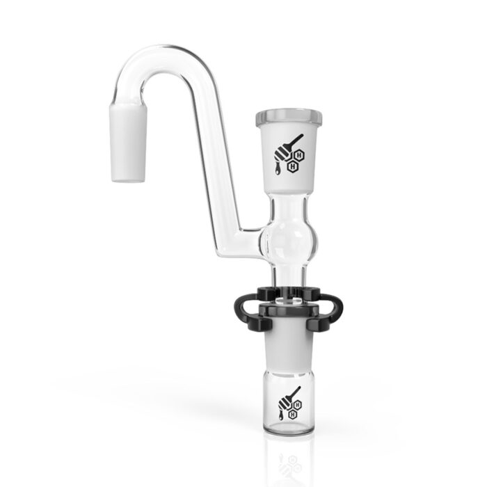 HONEYBEE HERB SWAN NECK GLASS RECLAIM CATCHER SLANTED NECK.jpg