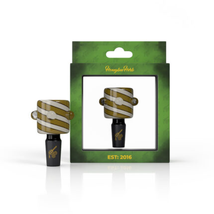 Honeybee Herb Cylinder Whirl Wig Wag Bong Bowl.jpg