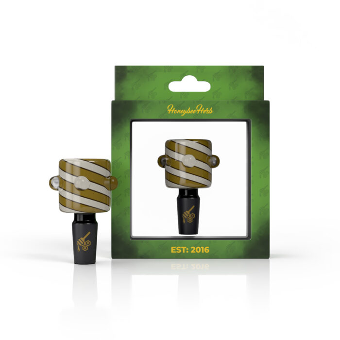 Honeybee Herb Cylinder Whirl Wig Wag Bong Bowl.jpg