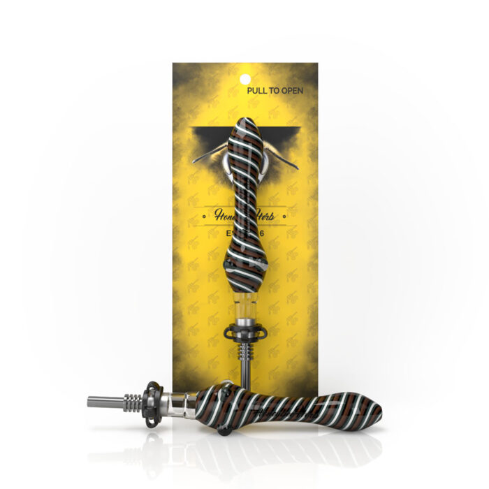 WHIRL STRIPPED NECTAR COLLECTOR BLUE WHITE 1.jpg