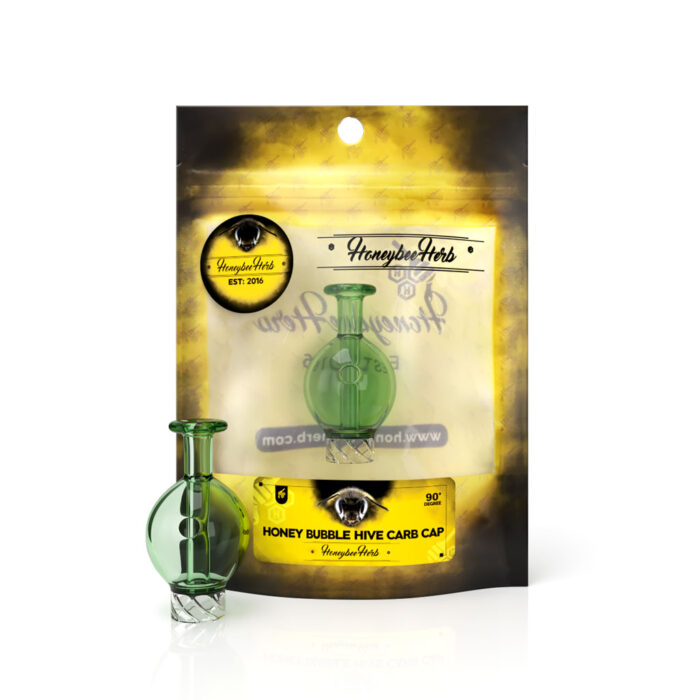 HONEY HIVE BUBBLE CARB CAP GREEN 1.jpg