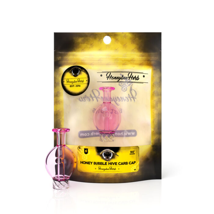 HONEY HIVE BUBBLE CARB CAP PINK 1.jpg