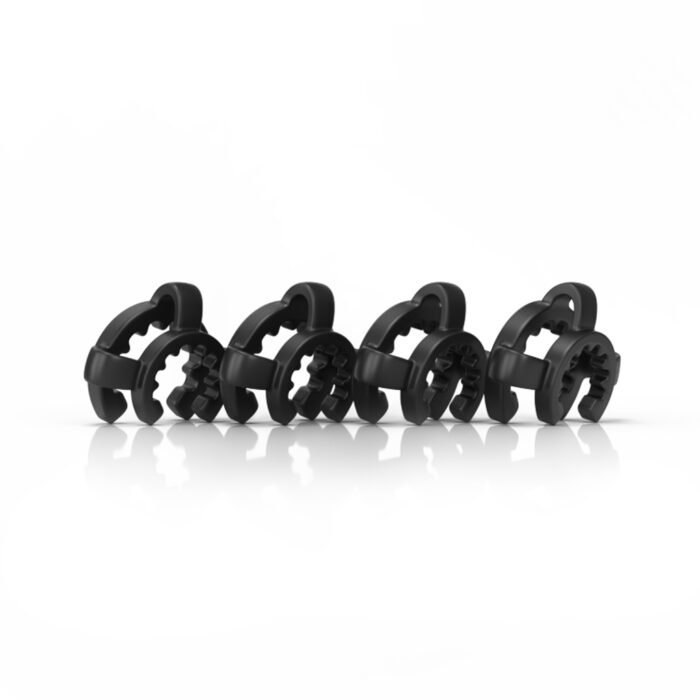 HONEYBEE HERB KECK CLIP 4 PACK BLACK 700x700