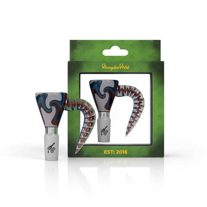 MARTINI SPLASH HORN PULL BONG SLIDE WHITE BLUE 1.jpg