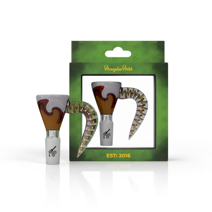 MARTINI SPLASH HORN PULL BONG SLIDE YELLOW ORANGE 1.jpg