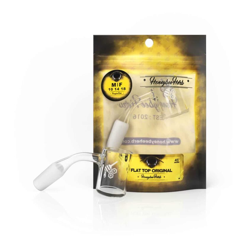 Original Bevel Sidecar Quartz Banger 45 Degree YL Main White BG 1