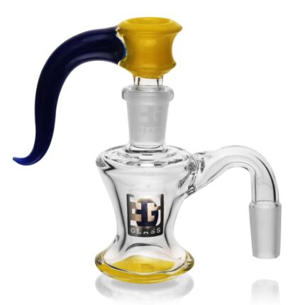 EG Glass EGA33 Solid Horn Bowl Ash Catcher Set Yellow.jpg