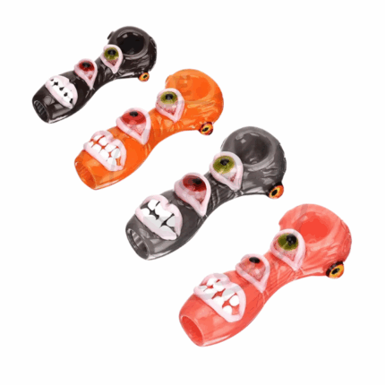 EG Glass – EGH31 4.522 Eye Teeth Colorful Glass Hand Pipe .png