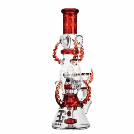 Eg Glass EG 100 Sandblasted Clock Design Glass Water Pipe Transparent Red.png