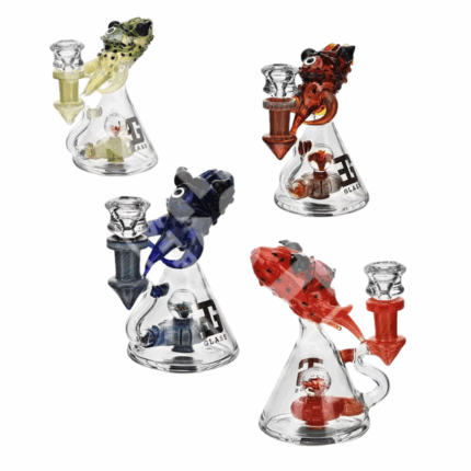 Eg Glass EG 64 Octopus Heady Thick Bottom Glass Water Pipe 5.7.png